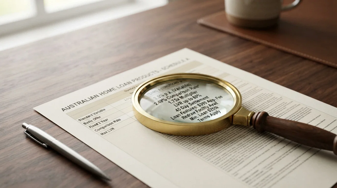 A magnifying glass over a casino bonus terms pop-up with wagering-multiple and win-cap fine print highlighted