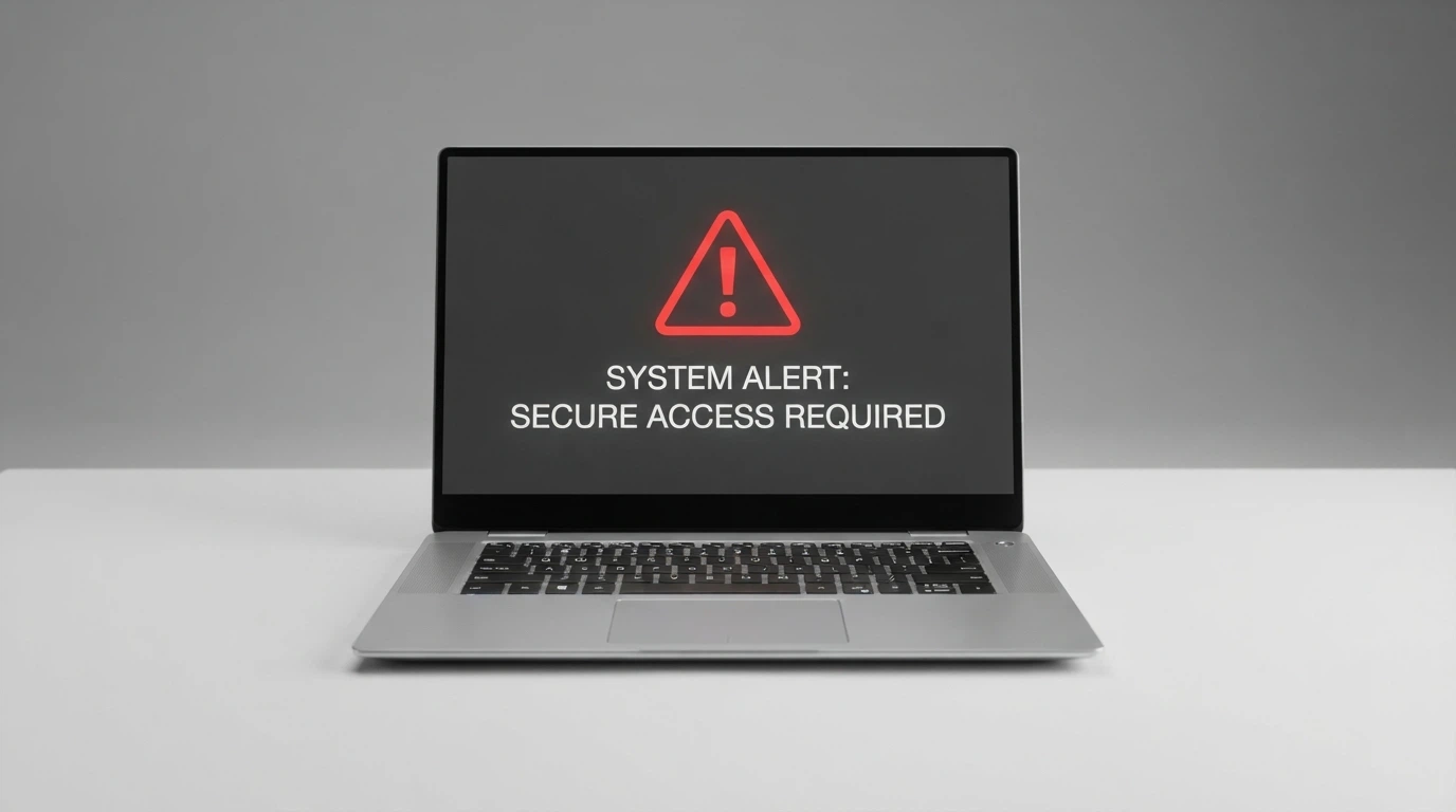 A screen displaying an ACMA site-blocking notice for an illegal gambling website